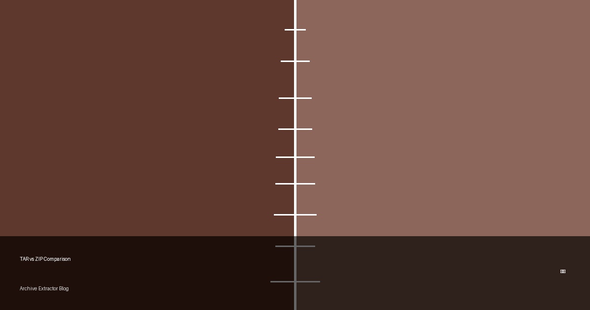 TAR vs ZIP: When to Use Each Format